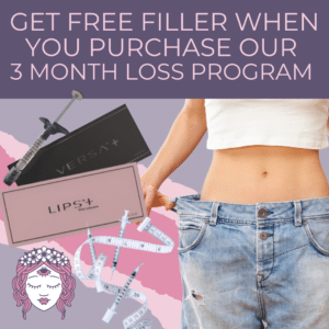 Get Free Filler with our 3 month loss program at Third Eye Beauty Lounge in Tempe AZ